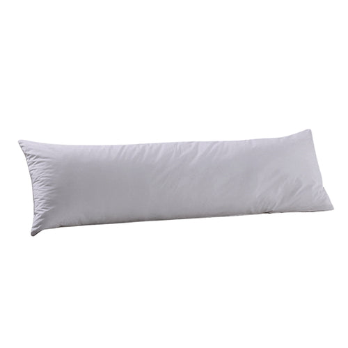 DreamZ Body Full Long Pillow Luxury Slip Cotton Maternity Pregnancy 150cm Grey - KRE Group