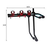 Monvelo Car Bike Rack Carrier 2/3 Bike Steel Foldable Hitch Mount Heavy Duty - KRE Group