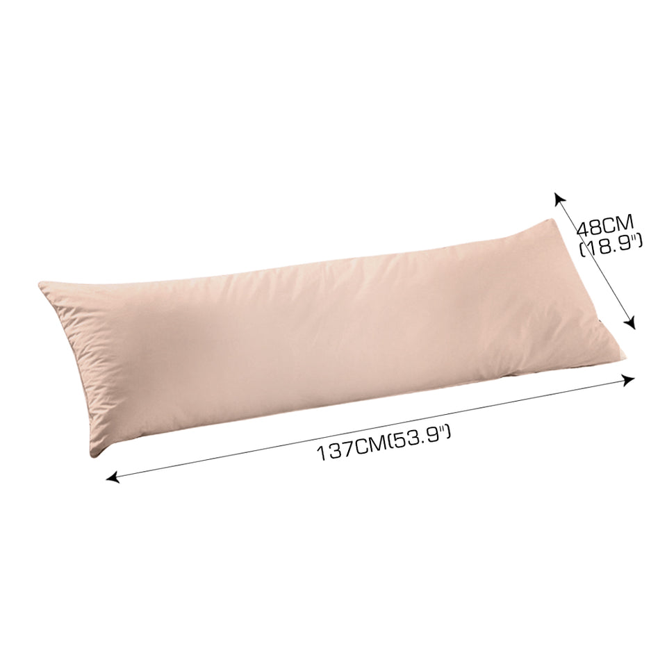 DreamZ Body Full Long Pillow Luxury Slip Cotton Maternity Pregnancy 137cm Lattle - KRE Group