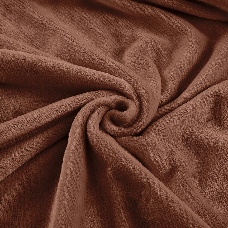 DreamZ 320GSM 220x160cm Ultra Soft Mink Blanket Warm Throw in Mink Colour - KRE Group