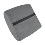 Seat Cushion Memory Foam Lumbar Back Support Orthoped Office Pain Relief Grey - KRE Group