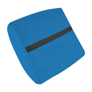 Seat Cushion Memory Foam Lumbar Back Support Orthoped Office Pain Relief Blue - KRE Group