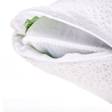2x DreamZ Luxury Natural Memory Foam Bed Pillows Bamboo Fabric Cover 70x40cm - KRE Group