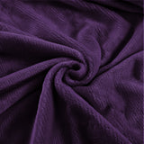 DreamZ 320GSM 220x160cm Ultra Soft Mink Blanket Warm Throw in Aubergine Colour - KRE Group