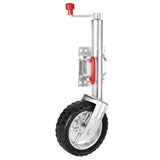 Jockey Wheel 10" Swing Up Solid Wheel 1000KG Caravan Boat Trailer Greasable - KRE Group