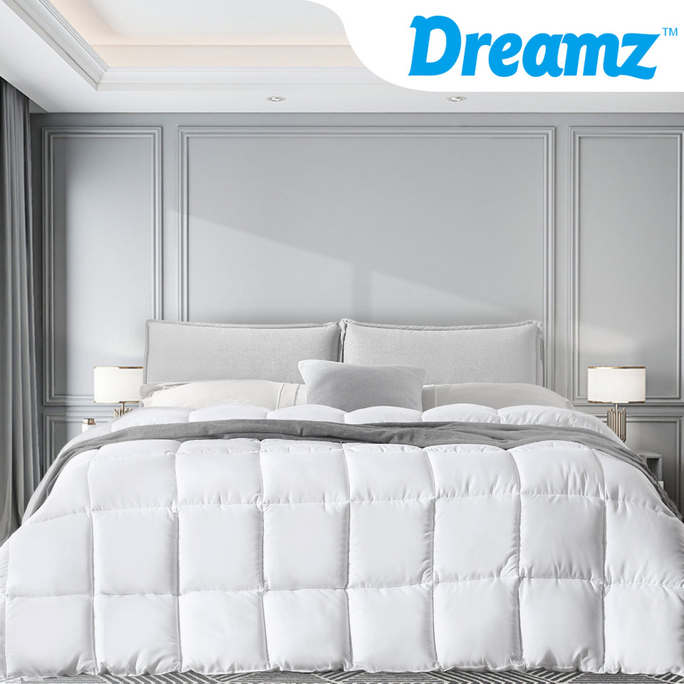 DreamZ 200GSM All Season Bamboo Winter Summer Quilt Duvet Doona Soft King Size - KRE Group