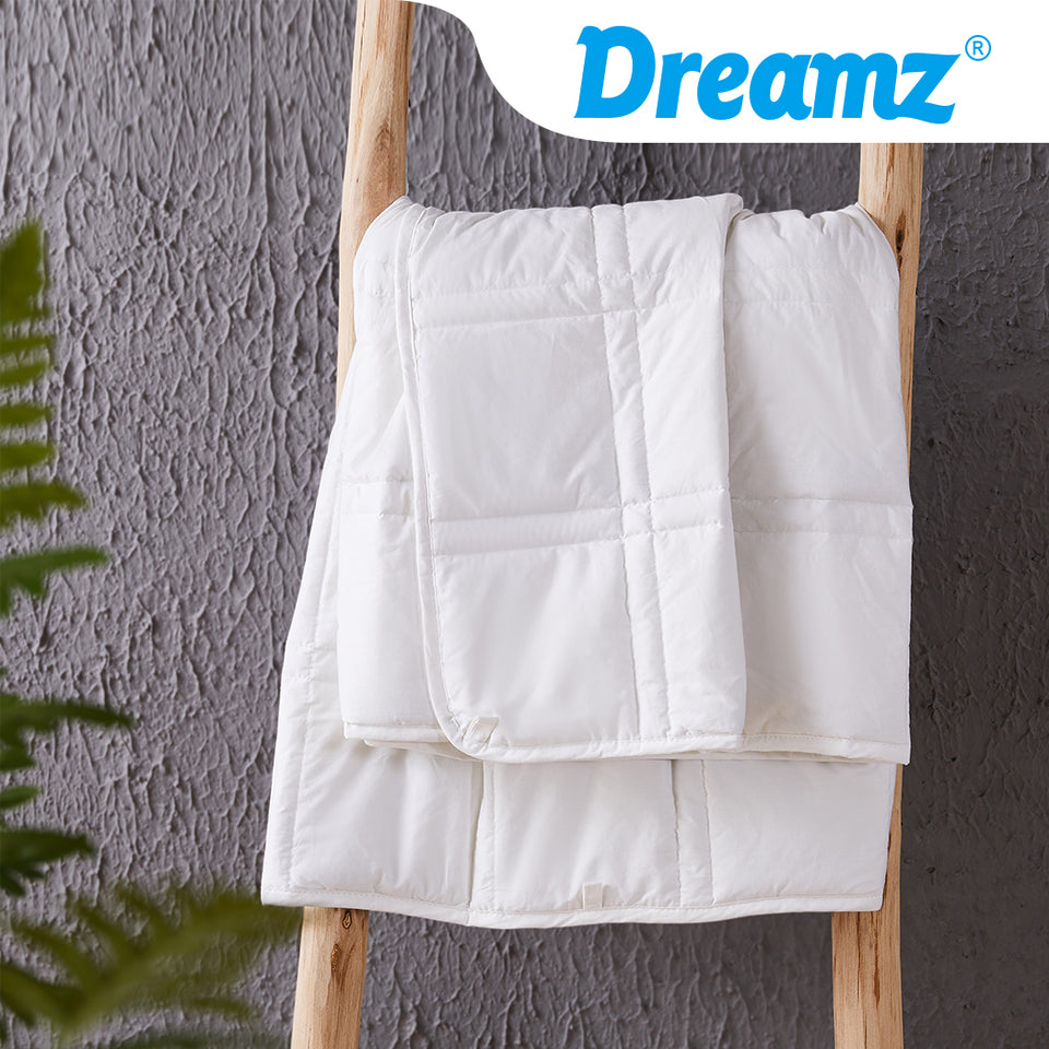 DreamZ Weighted Blanket Summer Cotton Heavy Gravity Adults Deep Relax Relief 9KG - KRE Group