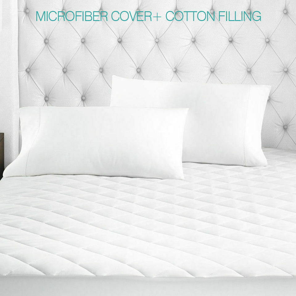 DreamZ Fitted Waterproof Mattress Protector with Bamboo Fibre Cover Double Size - KRE Group
