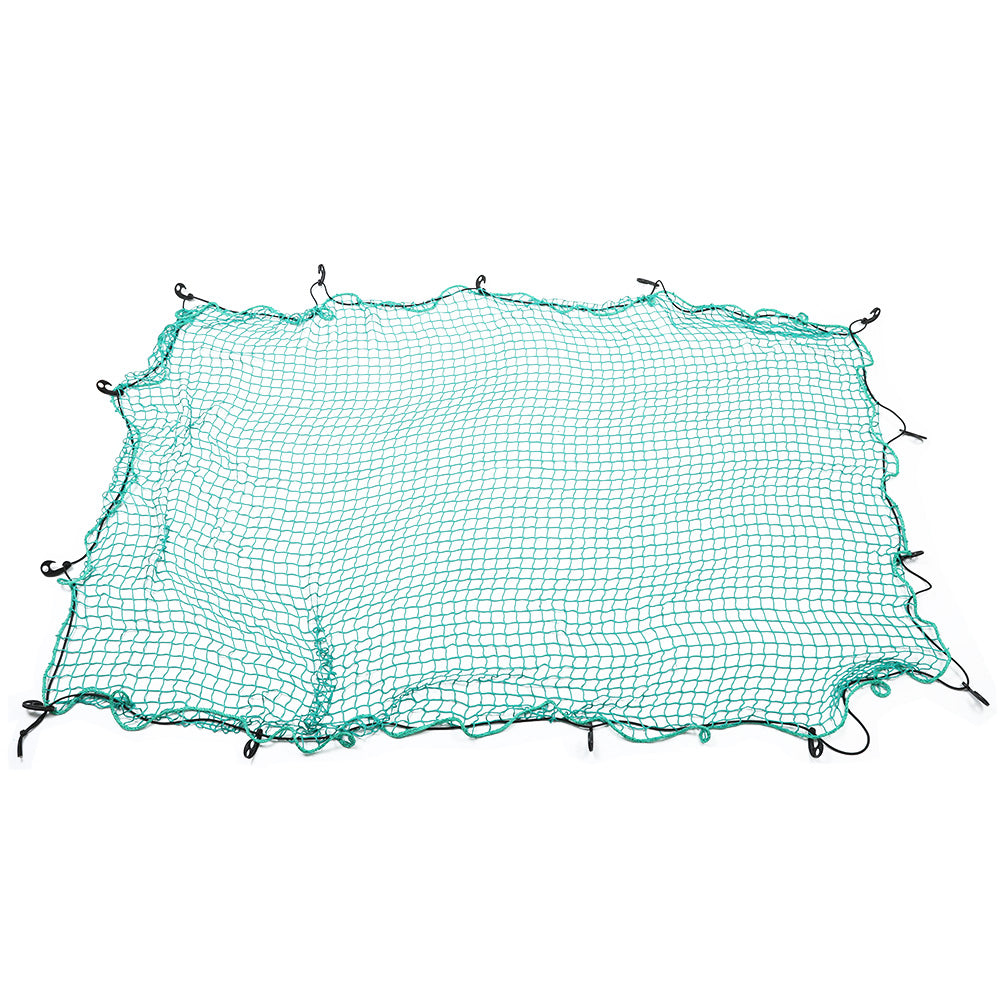 Cargo Net 1.5m x 2.2m 35mm Square Mesh Bungee Cord with Hook for Ute Trailer - KRE Group