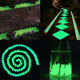 25/50pcs Glow in the Dark Garden Pebbles Glow Stones Rocks for Walkways Garden Path Patio Lawn Garden Yard Decor Luminous Stones - KRE Group