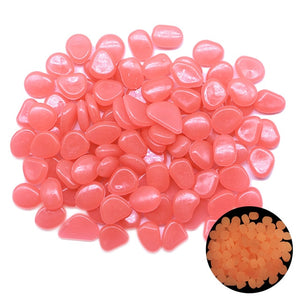 25/50pcs Glow in the Dark Garden Pebbles Glow Stones Rocks for Walkways Garden Path Patio Lawn Garden Yard Decor Luminous Stones - KRE Group