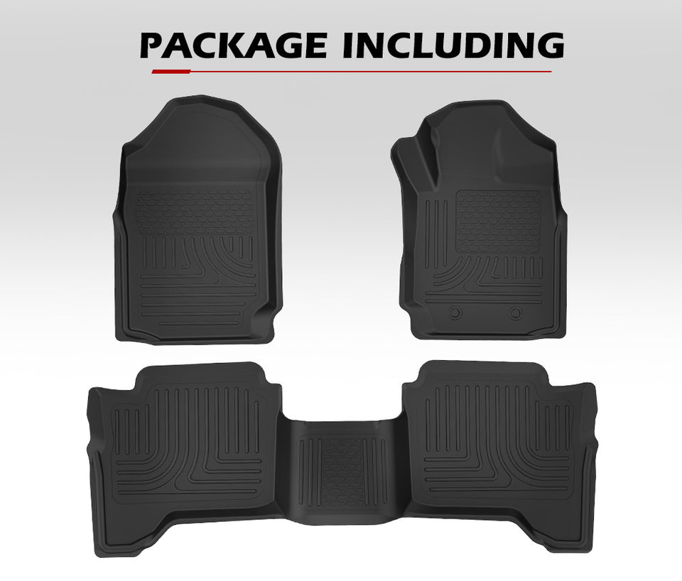 Rubber Floor Mats for Ford Ranger Wildtrak PX PX2 PX3 2011-2019 - KRE Group