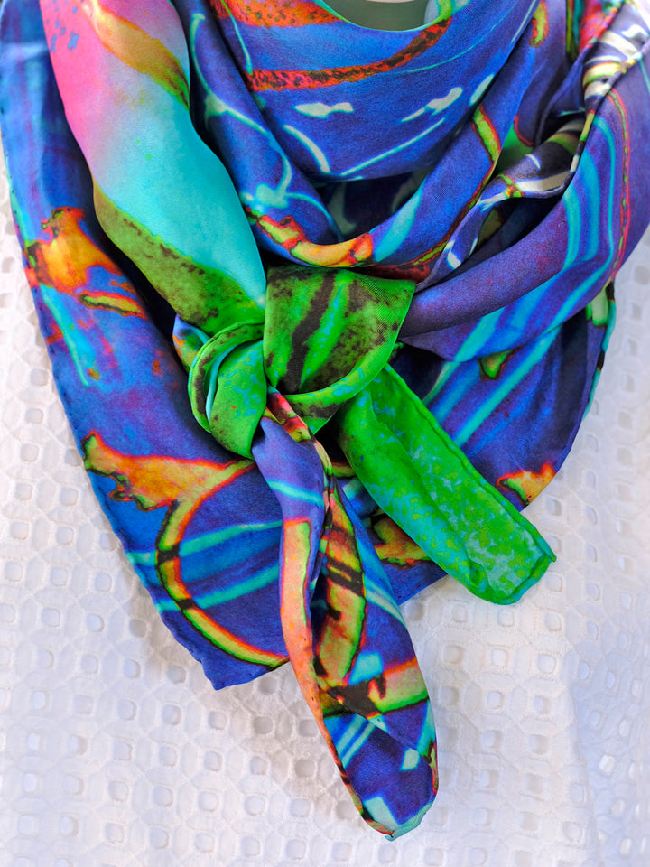 Silk Twill Scarf Eternal Love - KRE Group