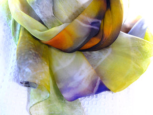 Silk Chiffon Scarf Warrumbungle Roos - KRE Group