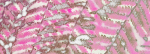 Silk Chiffon Scarf Pink Tree Fern - KRE Group