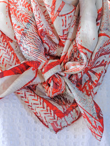 Silk Twill Scarf Harvest - KRE Group