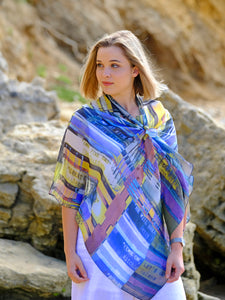 Silk Chiffon Scarf Jukebox - KRE Group