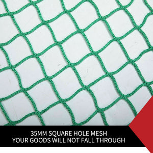 Cargo Net For Ute Trailer Truck 2Mx3M Nylon 35Mm Mesh Bungee Cord Free 15Pc Hook - KRE Group