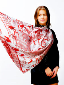 Silk Twill Scarf Harvest - KRE Group