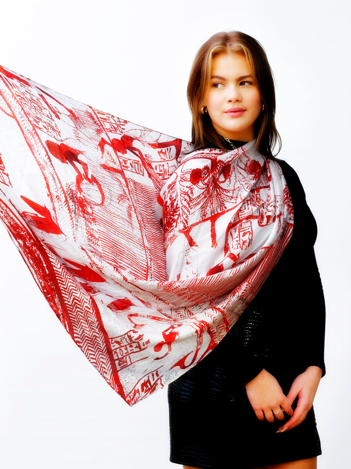 Silk Twill Scarf Harvest - KRE Group