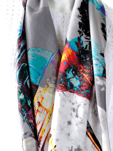 Silk Twill Scarf Glory - KRE Group