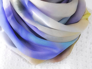 Silk Chiffon Scarf Superb Fairywren - KRE Group